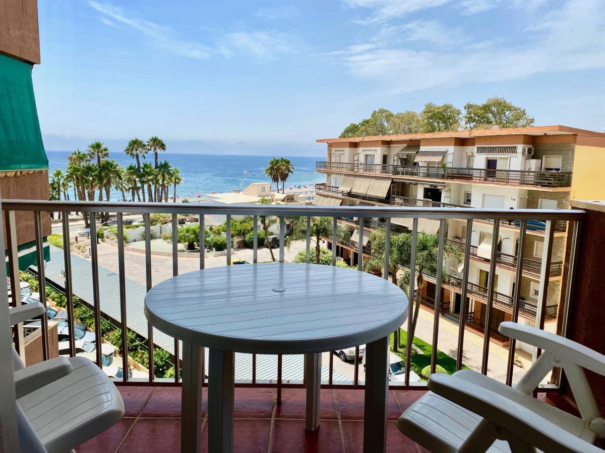 Genial Apartamento En 1A Linea De Playa Con Piscina Almunecar Luaran gambar